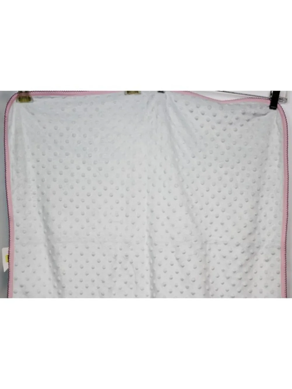 New Starting Out Baby Blanket Teal Pink Bird Minky Dots Lovey Pastel Girl Securi
